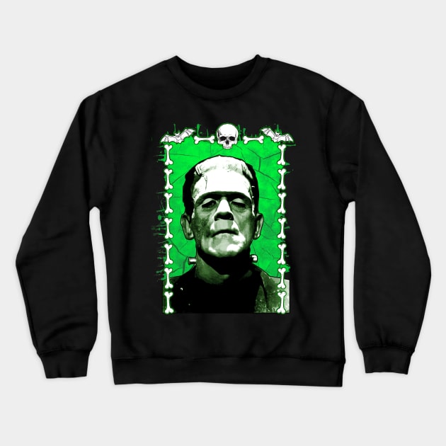 Frankenstein Crewneck Sweatshirt by sevencrow